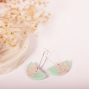 Long half circle earrings PARALELO