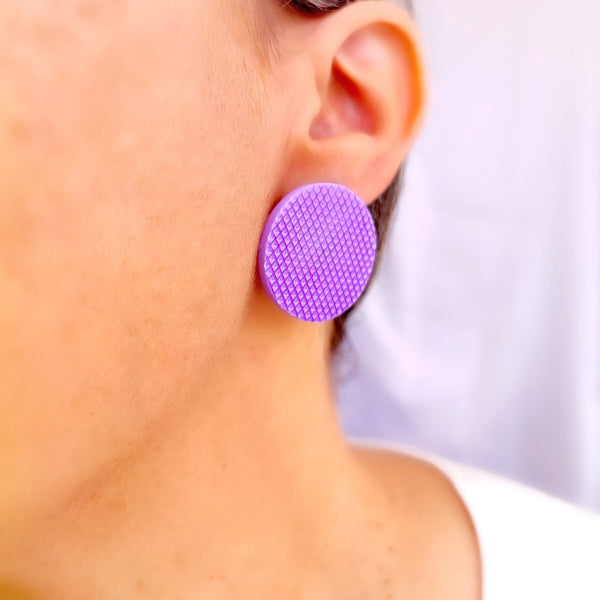 ALGO Earrings - Purple