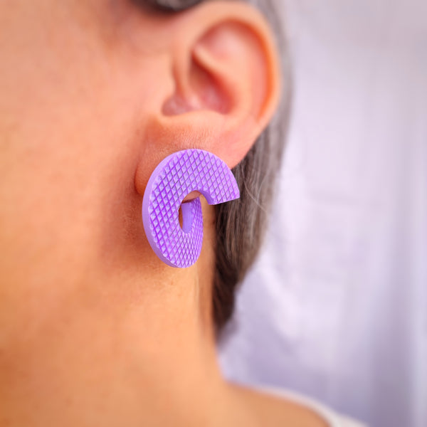 ASSIM Earrings - Purple