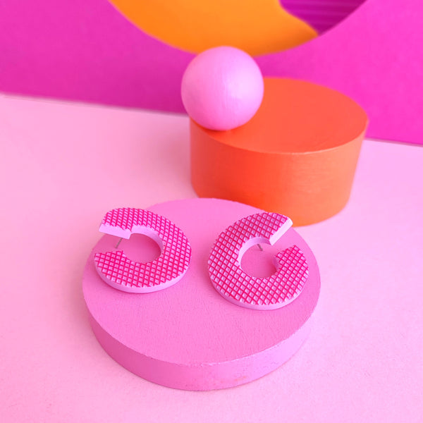 Earrings ASSIM - Pink