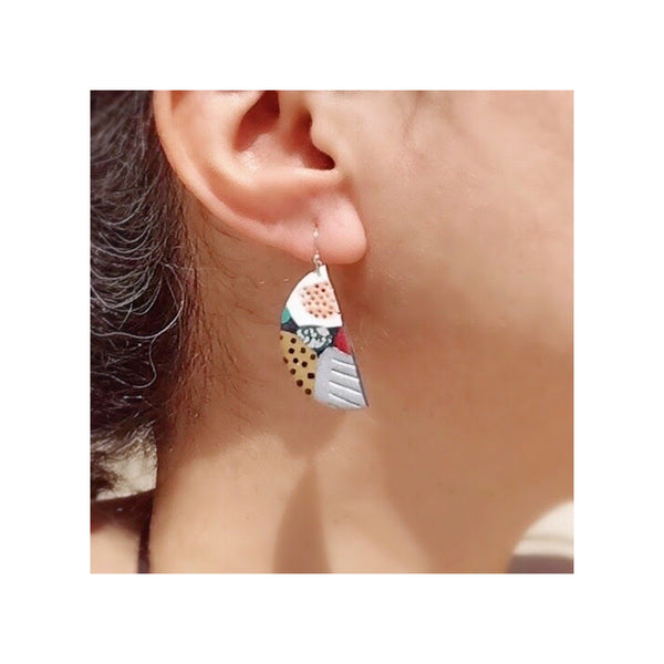 Half moon earrings OCRE